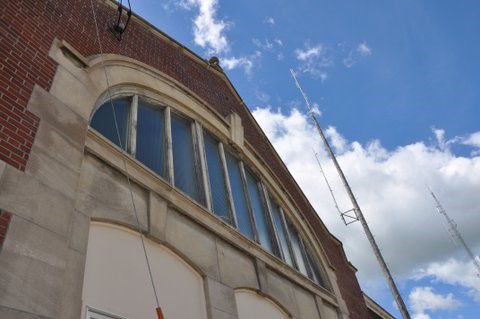 Canadian Pacific Depot arch window